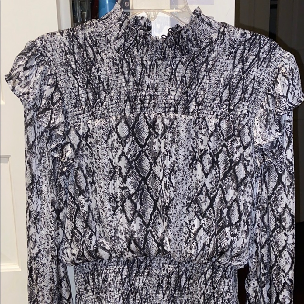 Long sleeve turtle neck dress